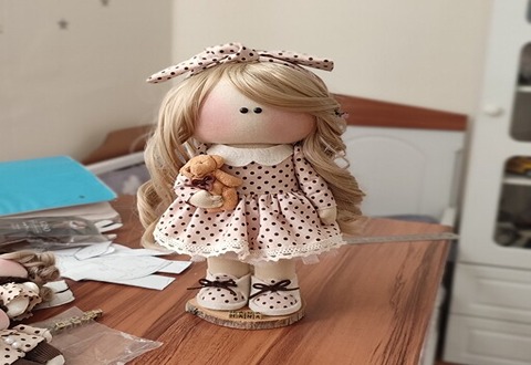 خرید عروسک روسی دخترانه شیک + قیمت فروش استثنایی